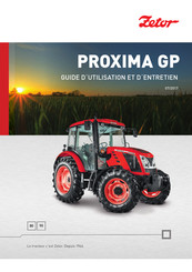 Zetor PROXIMA GP 90 Guide D'utilisation Et D'entretien