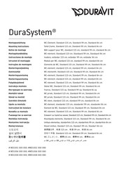 DURAVIT DuraSystem WD1006 000 000 Notice De Montage