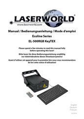 Laserworld Ecoline Série Mode D'emploi