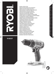 Ryobi R18DD7 Traduction Des Instructions Originales