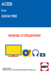 Acer QG241Y Manuel De L'utilisateur