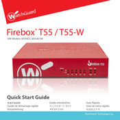 Watchguard Firebox T55 Guide De Démarrage Rapide