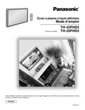 Panasonic TH-42PHD5 Mode D'emploi