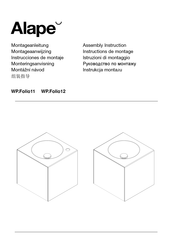 Alape WP.Folio11 Instructions De Montage