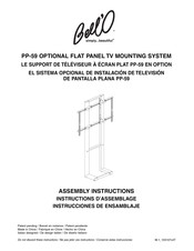 Bell'O PP-59 Instructions D'assemblage