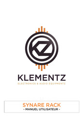 Klementz SYNARE RACK Manuel Utilisateur