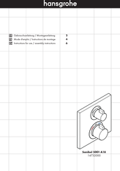 Hansgrohe Sanibel 5001 A18 14732000 Mode D'emploi