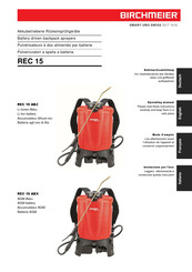 Birchmeier REC 15 ABX Mode D'emploi