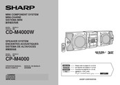 Sharp CD-M4000W Mode D'emploi