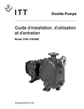 ITT Goulds Pumps 3796 i-FRAME Guide D'installation, D'utilisation Et D'entretien