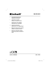 Einhell GC-CS 85 E Instructions D'origine