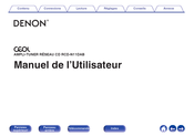 Denon CEOl RCD-N11DAB Manuel De L'utilisateur