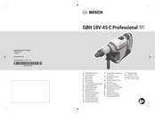 Bosch GBH 18V-45 C Professional Notice Originale