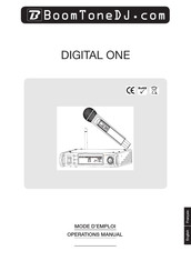 BoomToneDJ DIGITAL-ONE Mode D'emploi