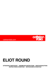 Cattelan Italia ELIOT ROUND Instructions De Montage