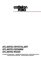 Cattelan Italia ATLANTIS CRYSTALART Instructions De Montage
