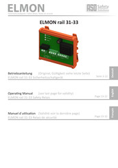 ELMON 31-33 Manuel D'utilisation