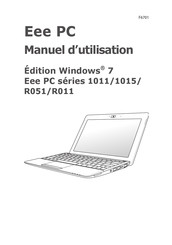 Asus Eee PC 1015 Manuel D'utilisation