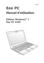 Asus Eee PC VX6S Manuel D'utilisation