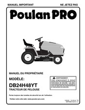 Poulan Pro DB24H48YT Mode D'emploi