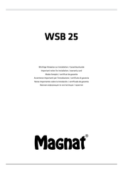 Magnat WSB 25 Mode D'emploi