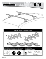 Yakima RC8 Mode D'emploi
