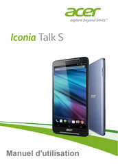 Acer Iconia Talk S Manuel D'utilisation