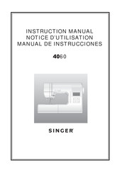 Singer 4060 Notice D'utilisation