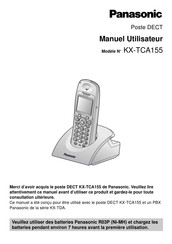 Panasonic KX-TCA155 Manuel Utilisateur