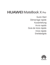 Huawei MateBook X Pro Démarrage Rapide