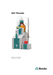 Metrohm 904 Titrando Mode D'emploi