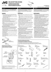 JVC KD-AVX55 Manuel D'installation
