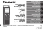 Panasonic RR-US570 Mode D'emploi