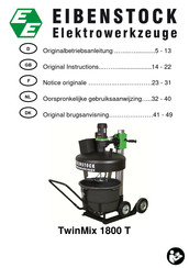 EIBENSTOCK TwinMix 1800 T Notice Originale