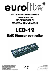 EuroLite LCD-12 Mode D'emploi