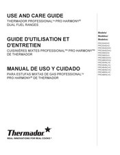 Thermador PROFESSIONAL PRO HARMONY PRD484NCHC Guide D'utilisation Et D'entretien