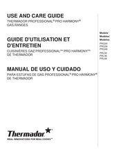 Thermador PROFESSIONAL PRO HARMONY PRG30 Guide D'utilisation Et D'entretien