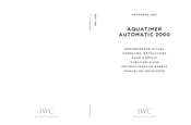 IWC Schaffhausen Aquatimer automatic 2000 Mode D'emploi