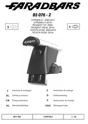FARAD BARS BS 076 -2 Instructions De Montage