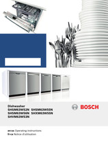Bosch SHVM63W53N Notice D'utilisation