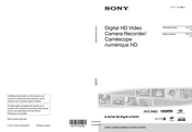 Sony HandyCam HDR-CX700V Mode D'emploi