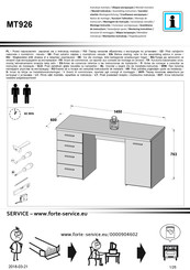 Forte MT926 Instructions De Montage