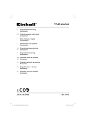 EINHELL TC-AC 400/50/8 Mode D'emploi D'origine