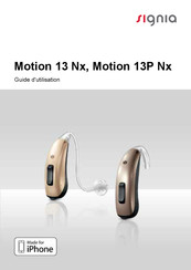 signia Motion 13P Nx Guide D'utilisation