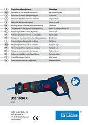 Güde USS 1050 R Traduction Du Mode D'emploi D'origine