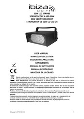 Ibiza Light STROBOSCOPE A LED 50W Manuel D'utilisation