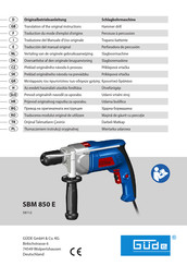 Güde 58112 Traduction Du Mode D'emploi D'origine