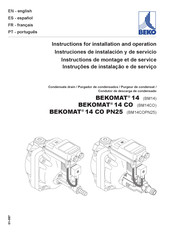 Beko BM14CO Instructions De Montage Et De Service