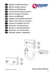 Westfalia Automotive 313 134 Notice De Montage Et D'utilisation