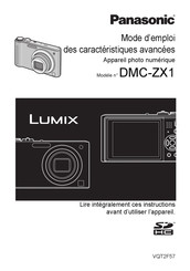 Panasonic Lumix DMC-ZX1 Mode D'emploi
